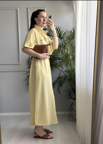 Lacoste linen dress (without belt)