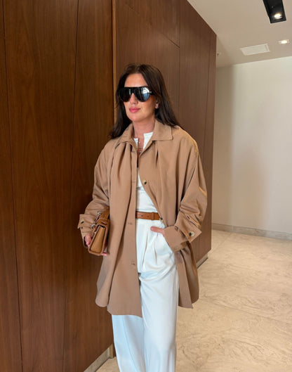 Massimo dutti trenchcoat with removable scarf