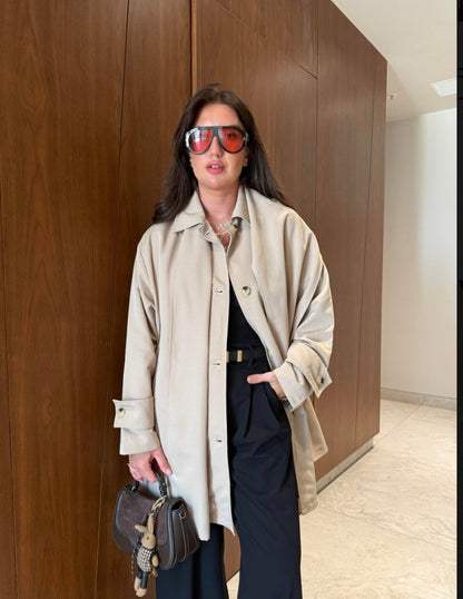 Massimo dutti trenchcoat with removable scarf