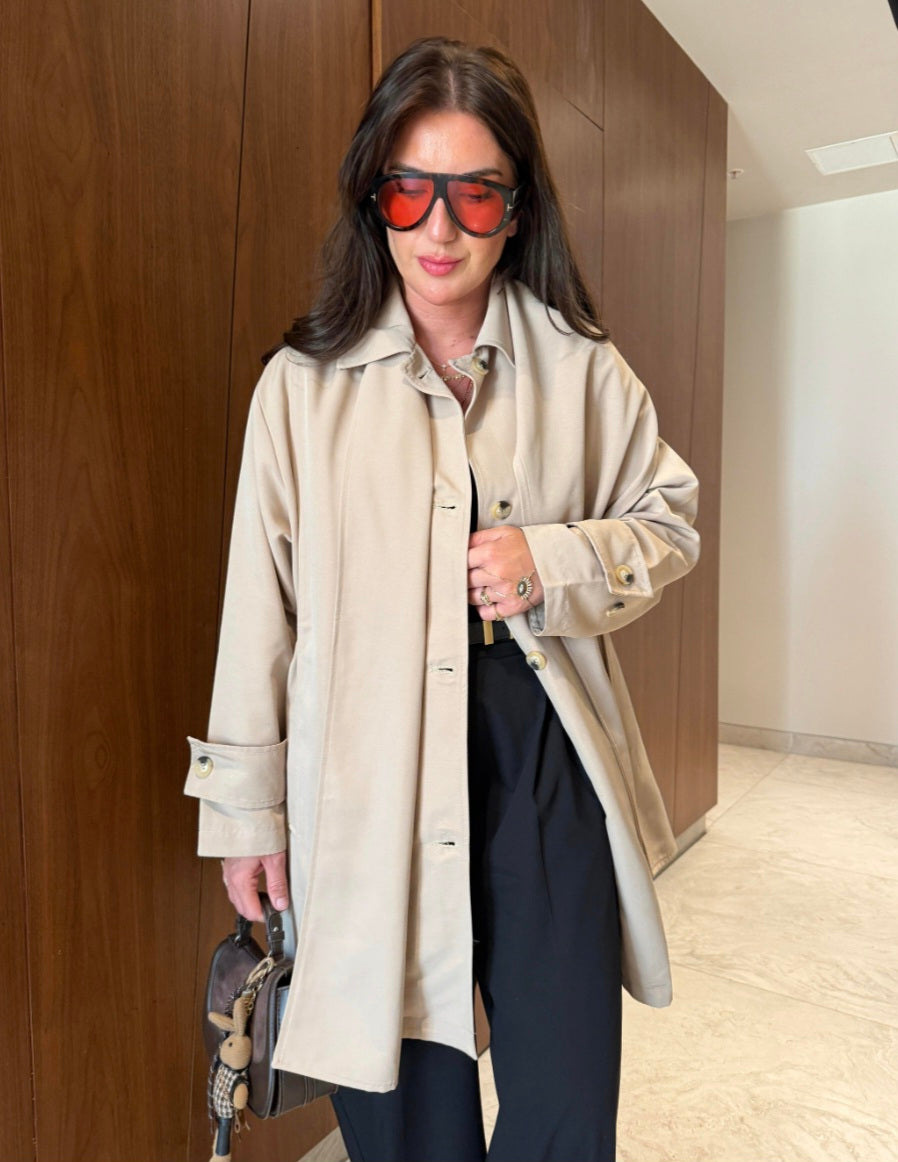 Massimo dutti trenchcoat with removable scarf