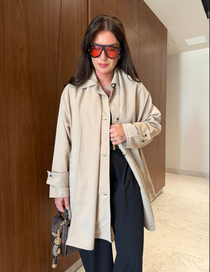 Massimo dutti trenchcoat with removable scarf