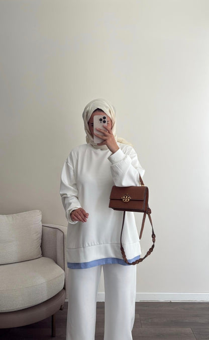 Oysho fabric tracksuit with shirt details