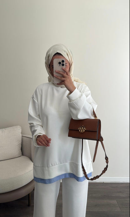 Oysho fabric tracksuit with shirt details