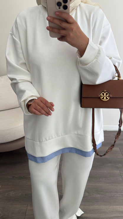 Oysho fabric tracksuit with shirt details