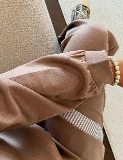 Oysho fabric tracksuit with shirt details