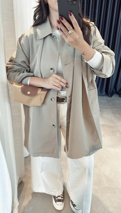 Massimo dutti trenchcoat with removable scarf