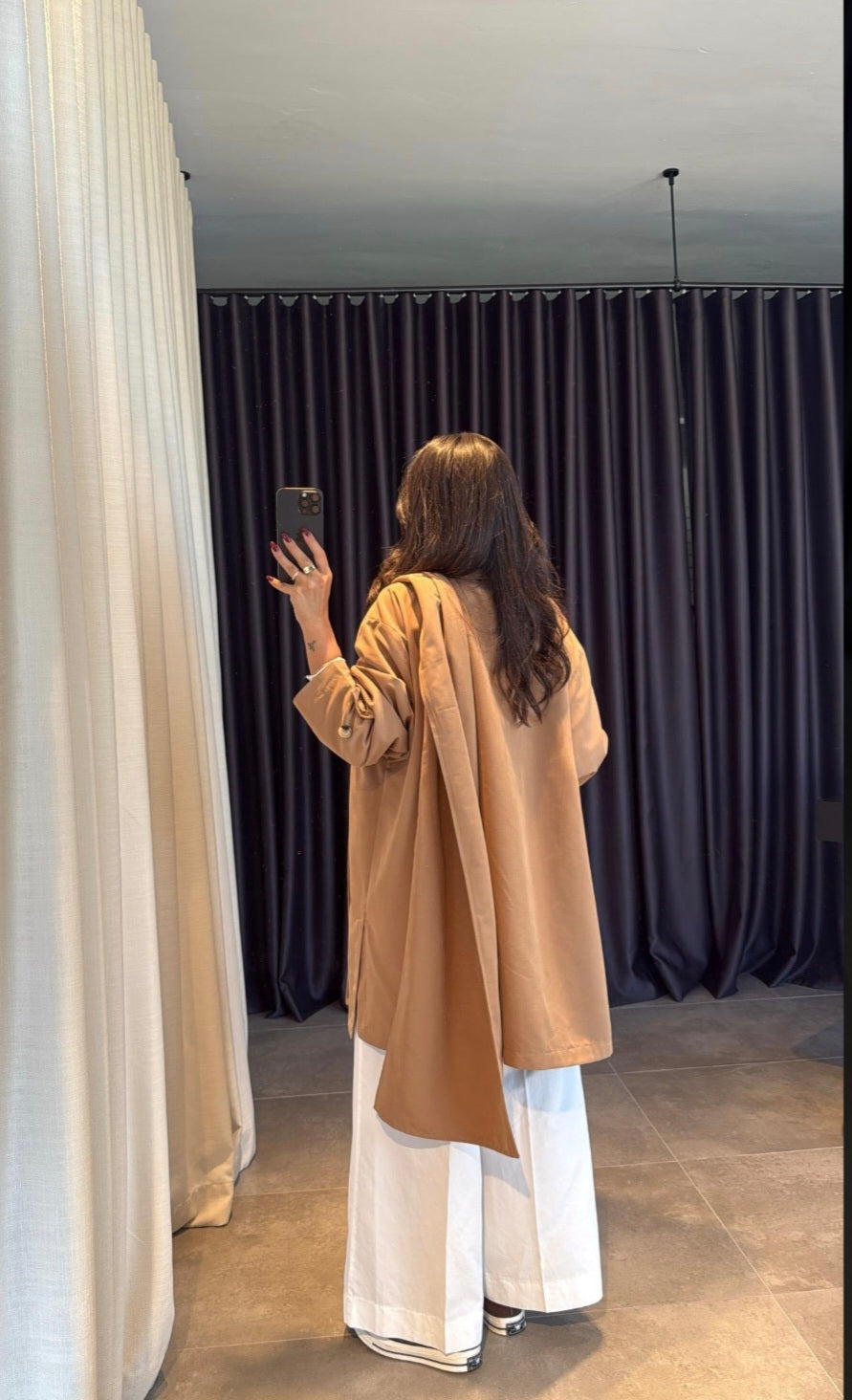 Massimo dutti trenchcoat with removable scarf