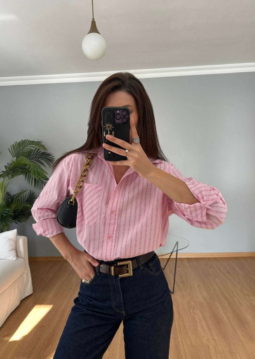Striped Pink Shirt