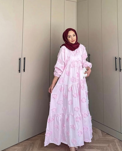 Textured fabric Boheme dress