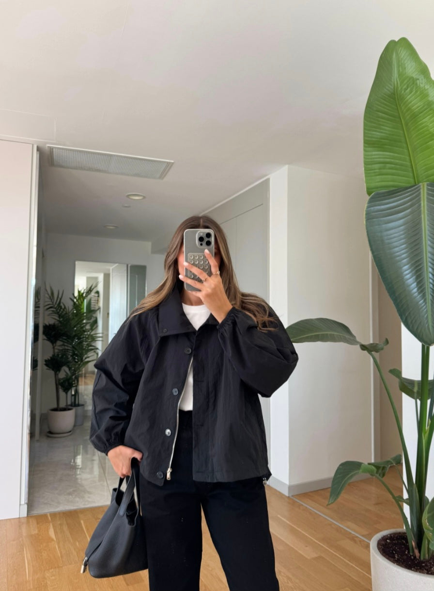 Parachute material oversized jacket (without lining)