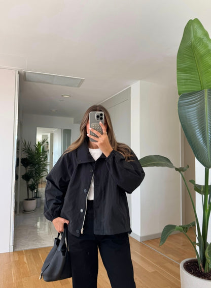 Parachute material oversized jacket (without lining)