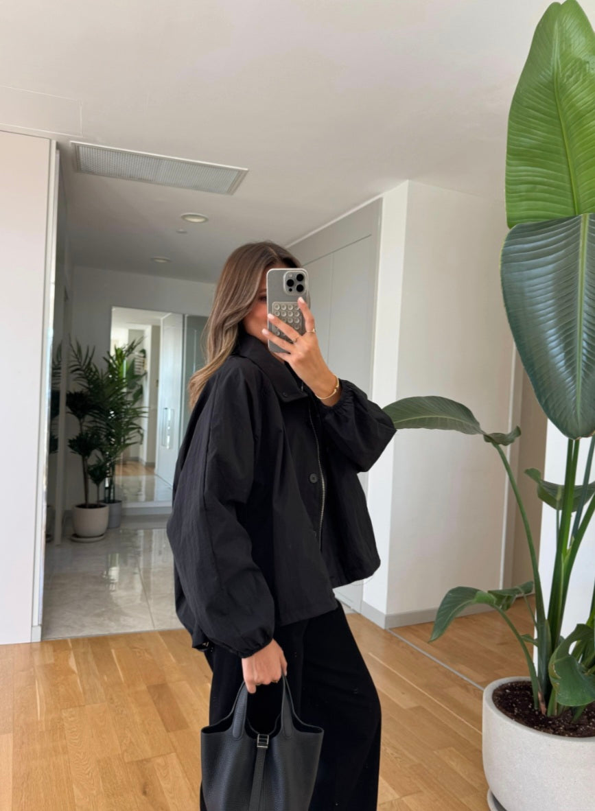 Parachute material oversized jacket (without lining)