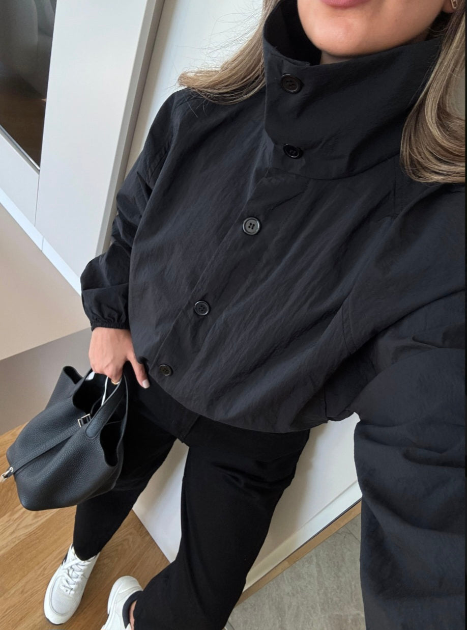 Parachute material oversized jacket (without lining)