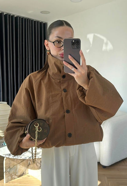 Parachute material oversized jacket (without lining)