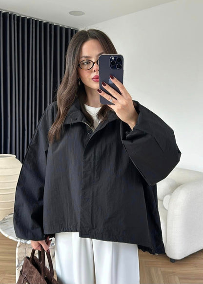 Parachute material oversized jacket (without lining)