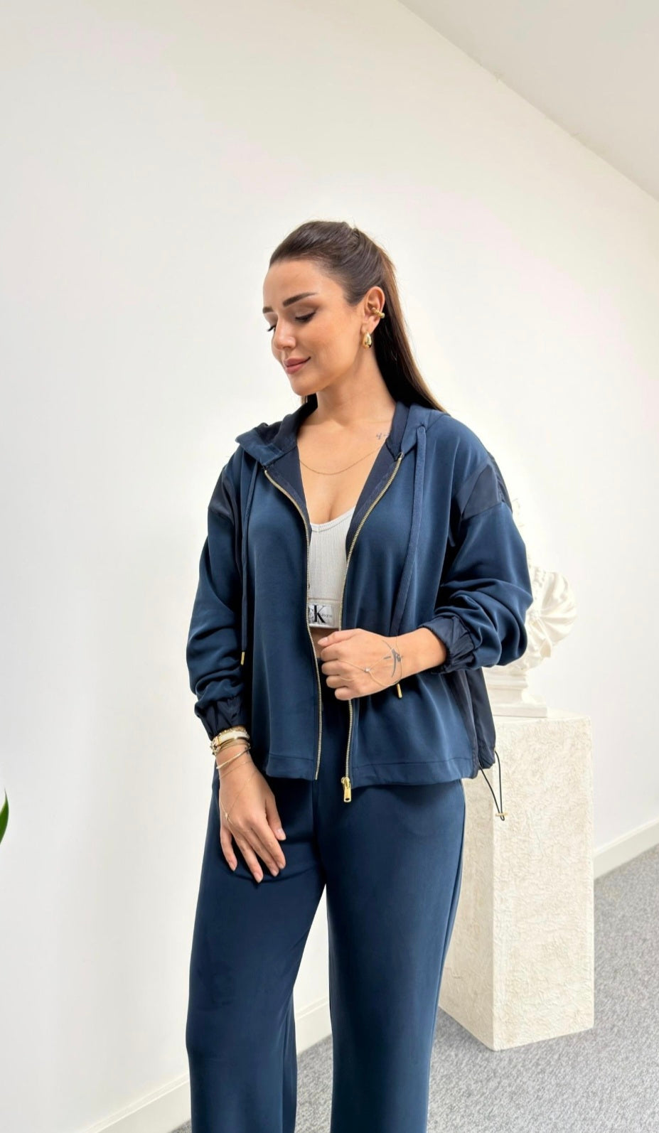 Network Oysho fabric tracksuit with Parachute details