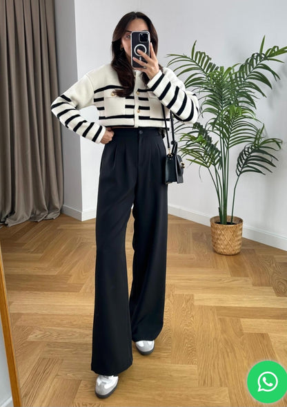 Wide leg trouser