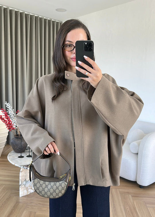 Alven Bomber Jacket - Warm Greige