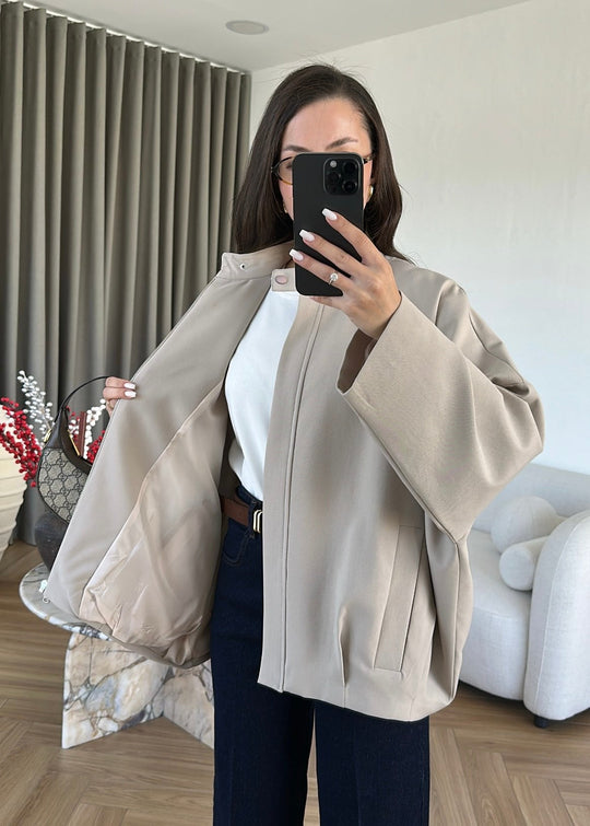 Alven Bomber Jacket - beige