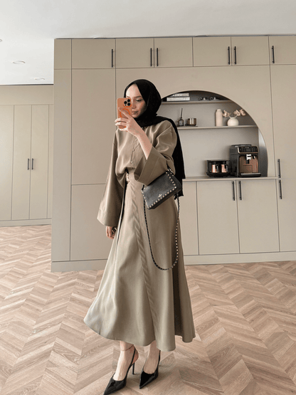 Ashley Modal Skirt Set Anthracite