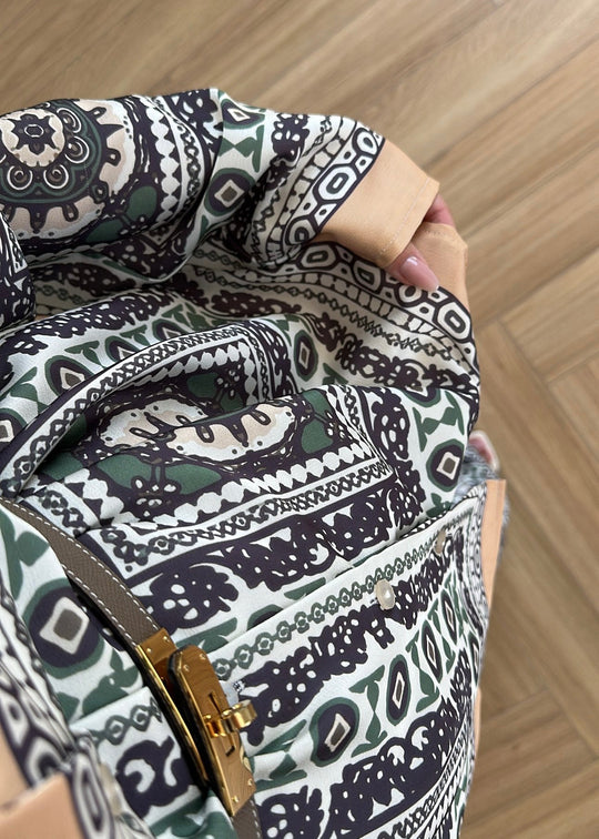 Printed satin co-ord set