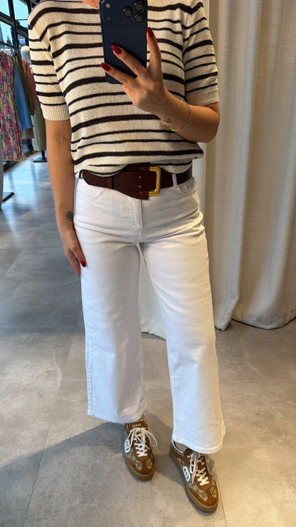 Zara White Poodle Jeans