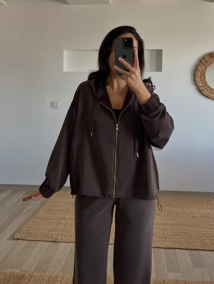 Network Oysho fabric tracksuit with Parachute details