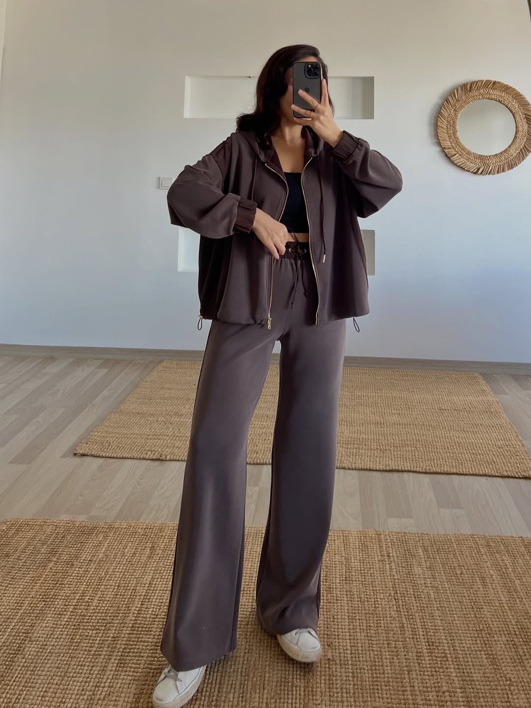 Network Oysho fabric tracksuit with Parachute details