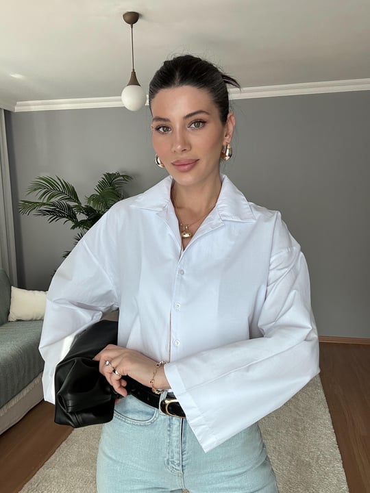 Wide Sleeve oversized shirt