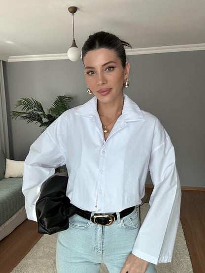 Wide Sleeve oversized shirt