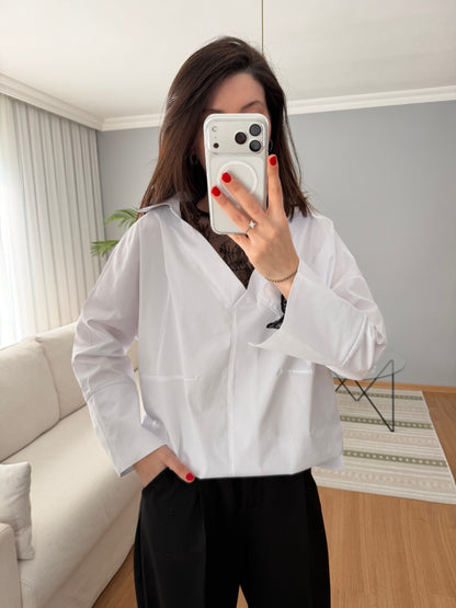 Shirt with Lace Details