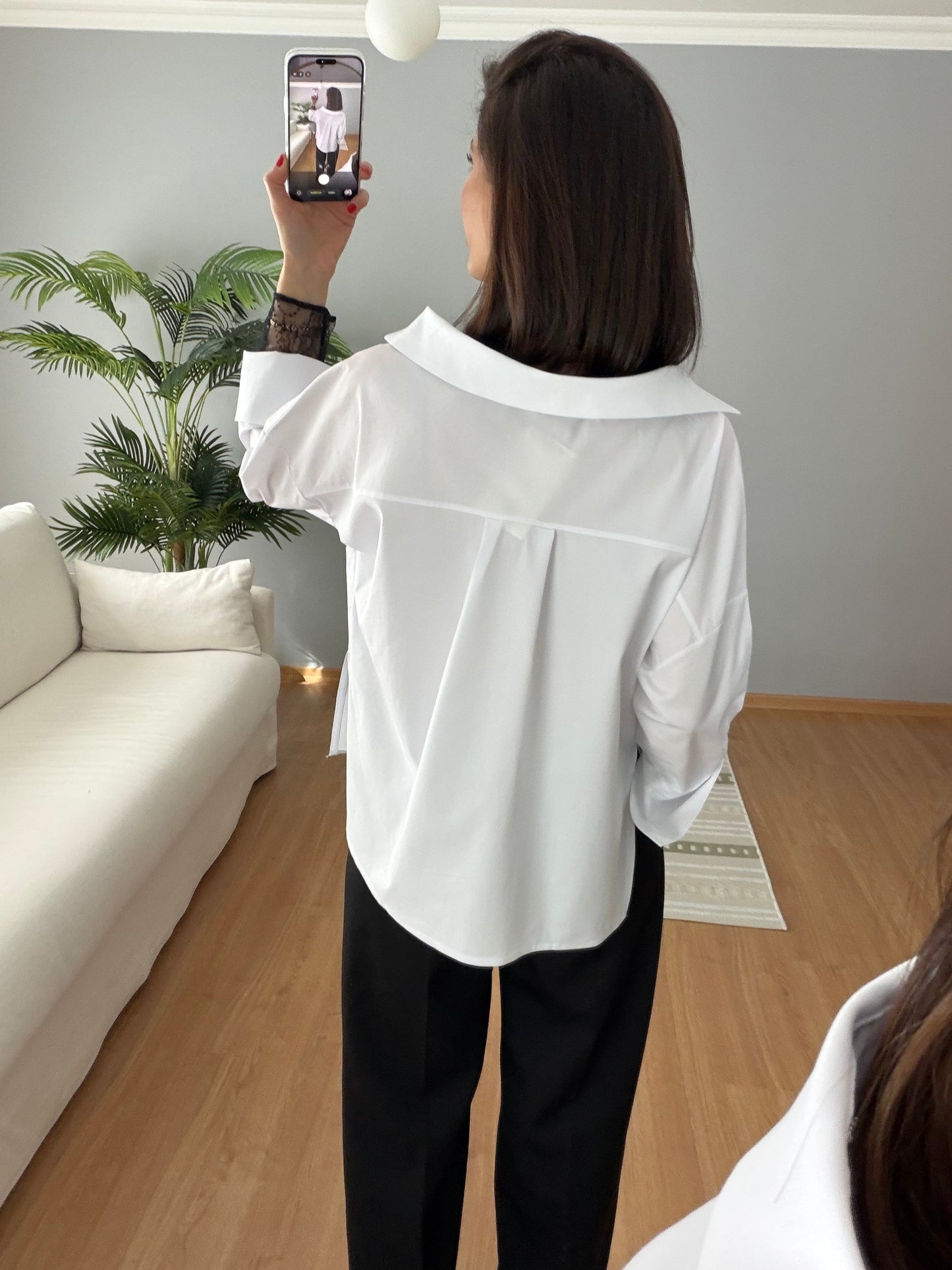 Shirt with Lace Details