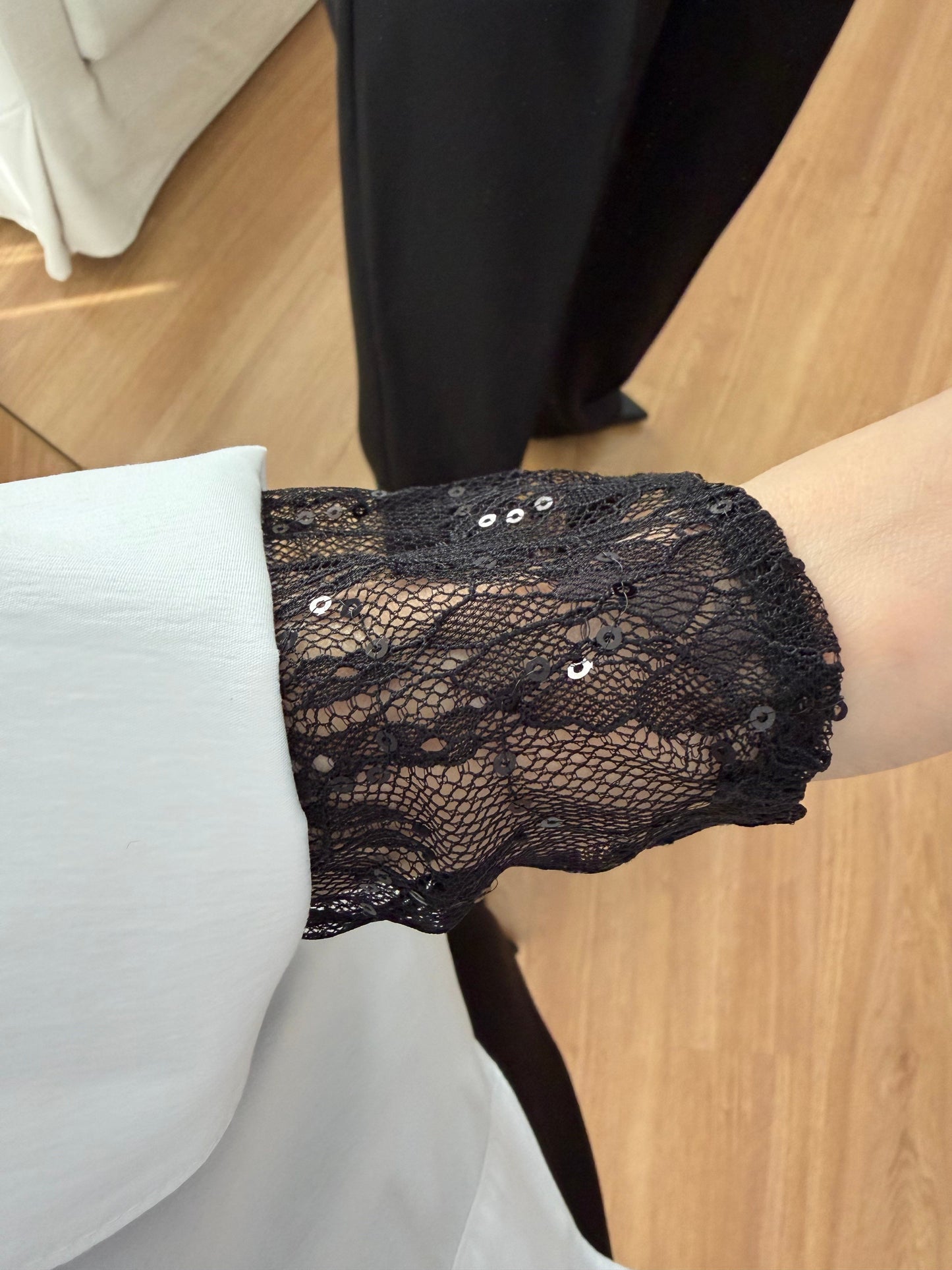 Shirt with Lace Details