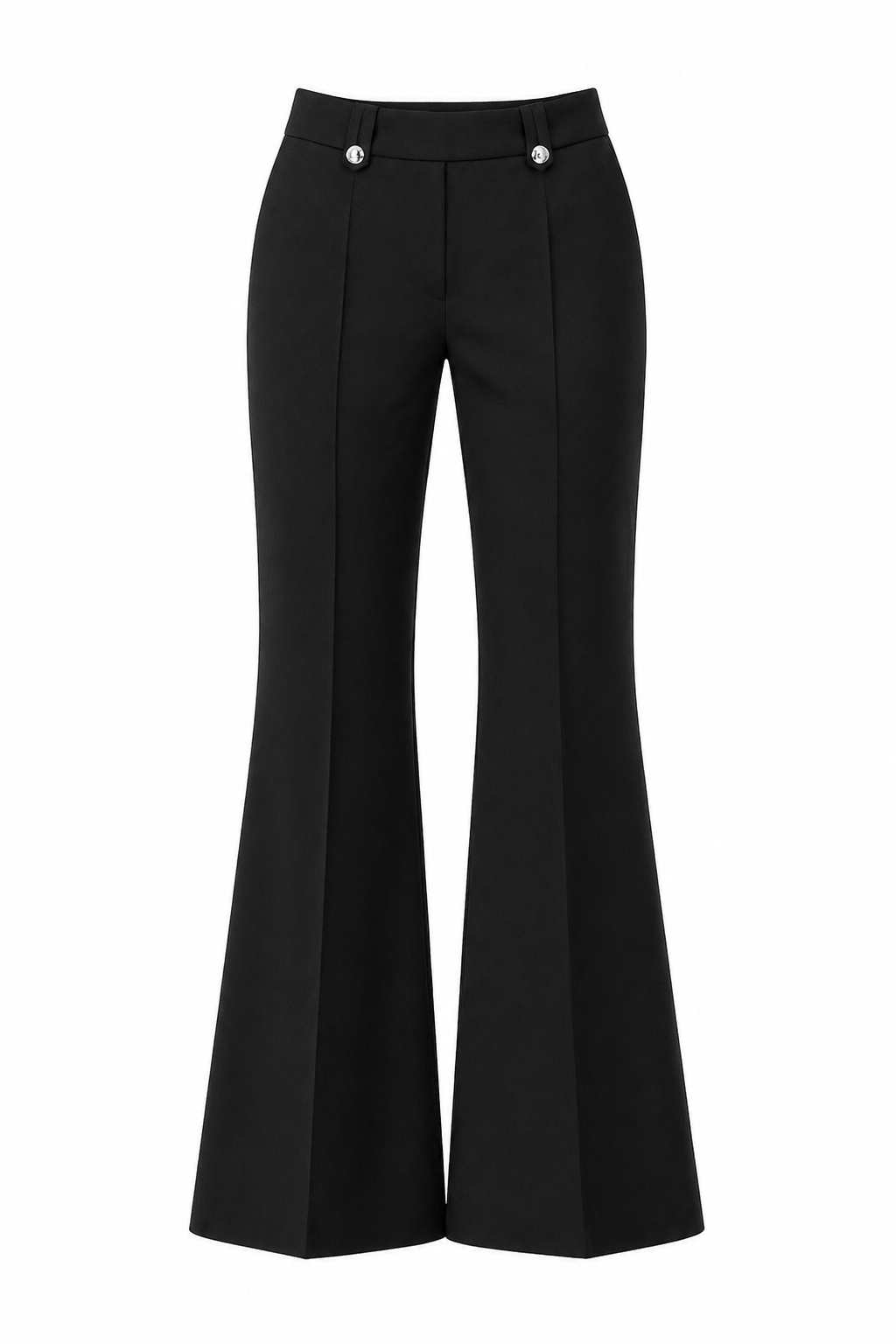 Stand collar silver buttons suit