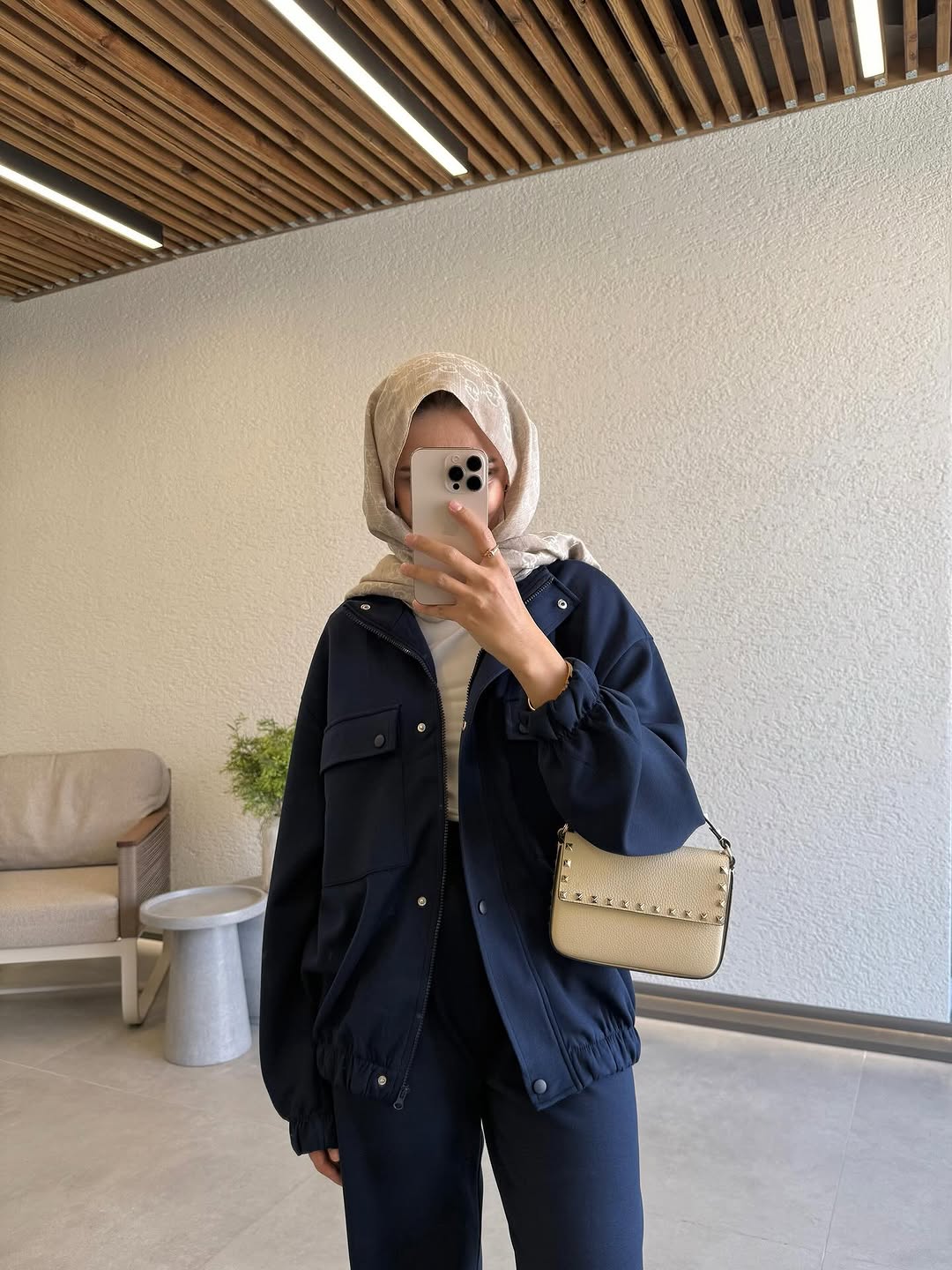 Double pockets oysho fabric tracksuit