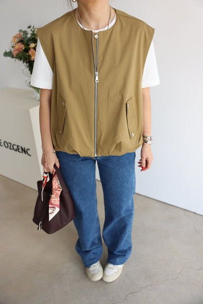 Gabardine vest