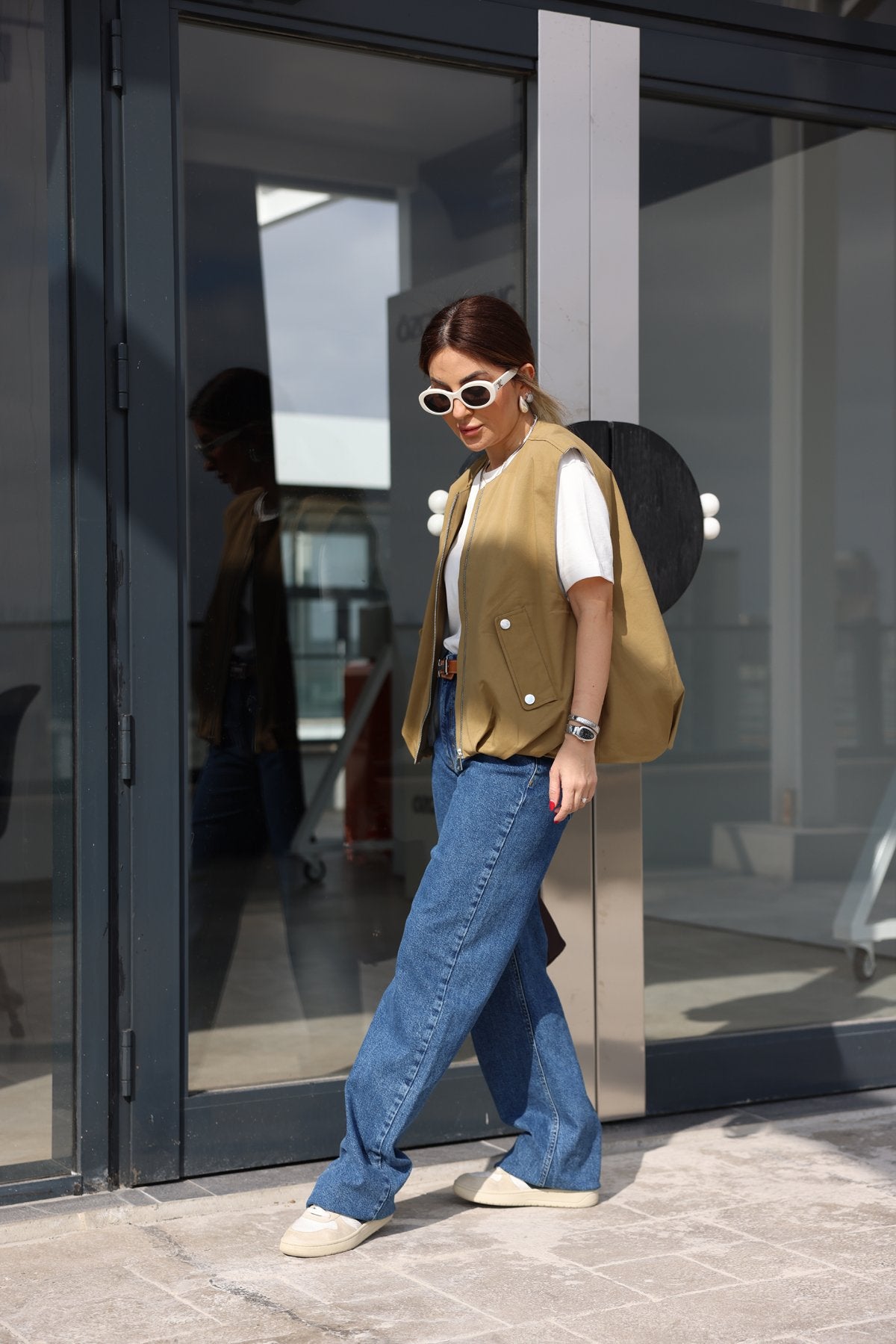 Gabardine vest
