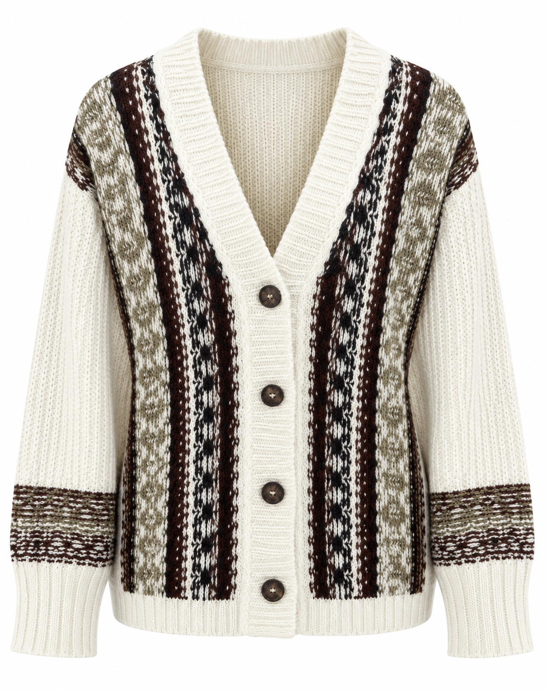 Patterned knitted Cardigan