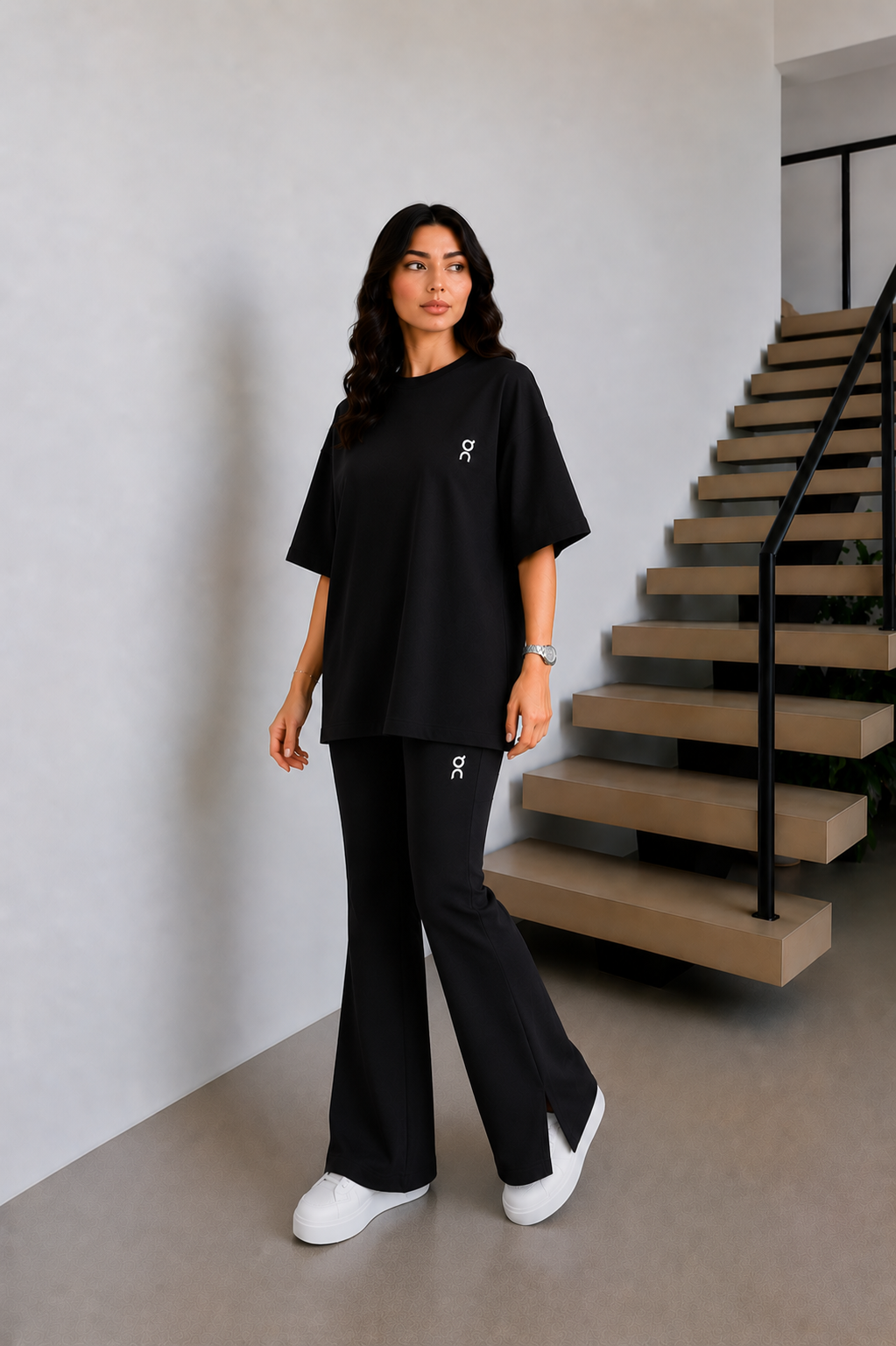 On cloud Oysho fabric tracksuit