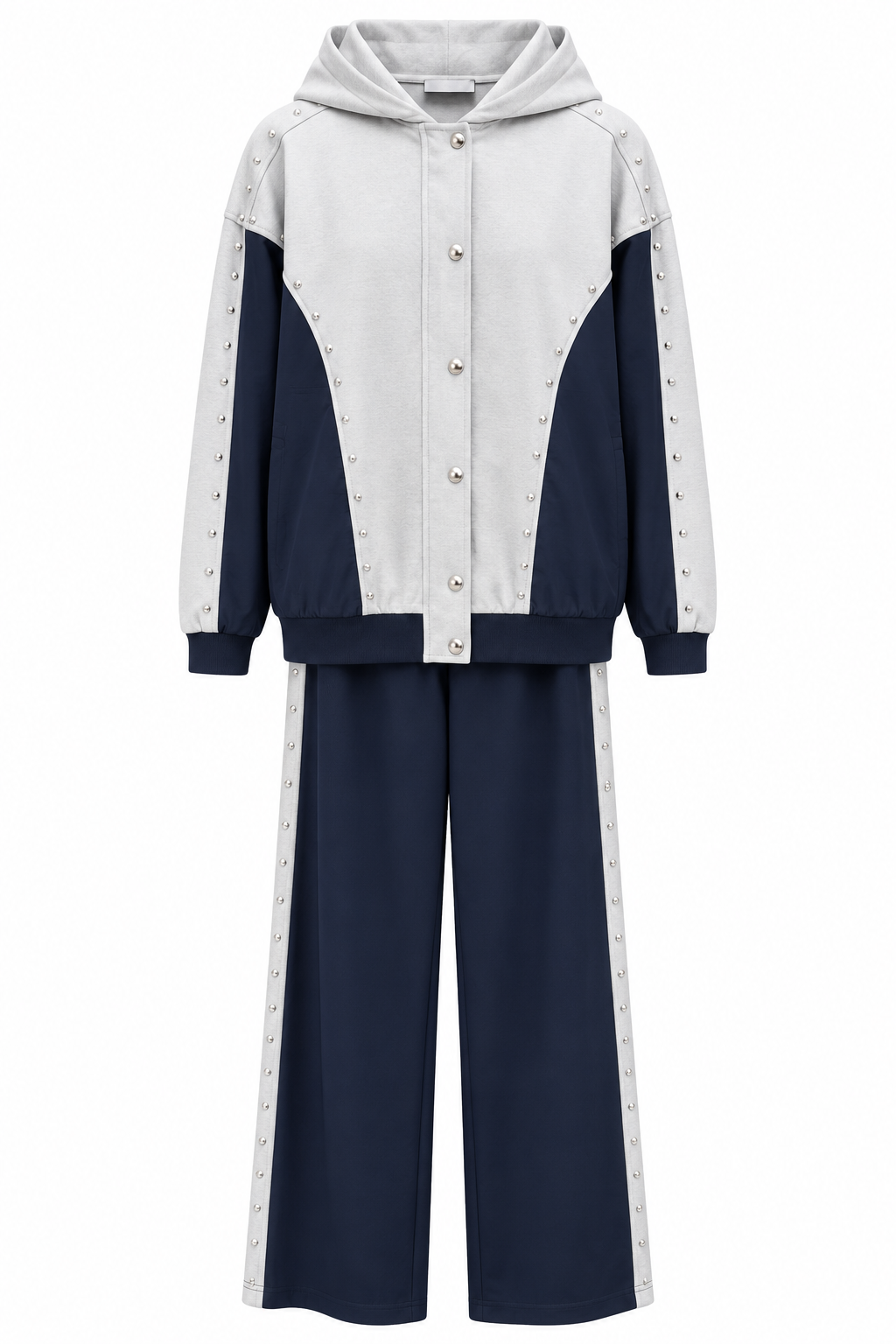 Contrast Oysho fabric tracksuit with Parachute Details