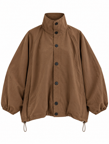 Parachute material oversized jacket (without lining)