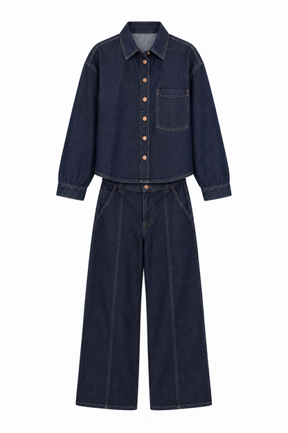 Zara model Jeans set