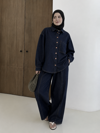 Zara model Jeans set