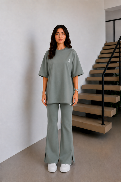 On cloud Oysho fabric tracksuit
