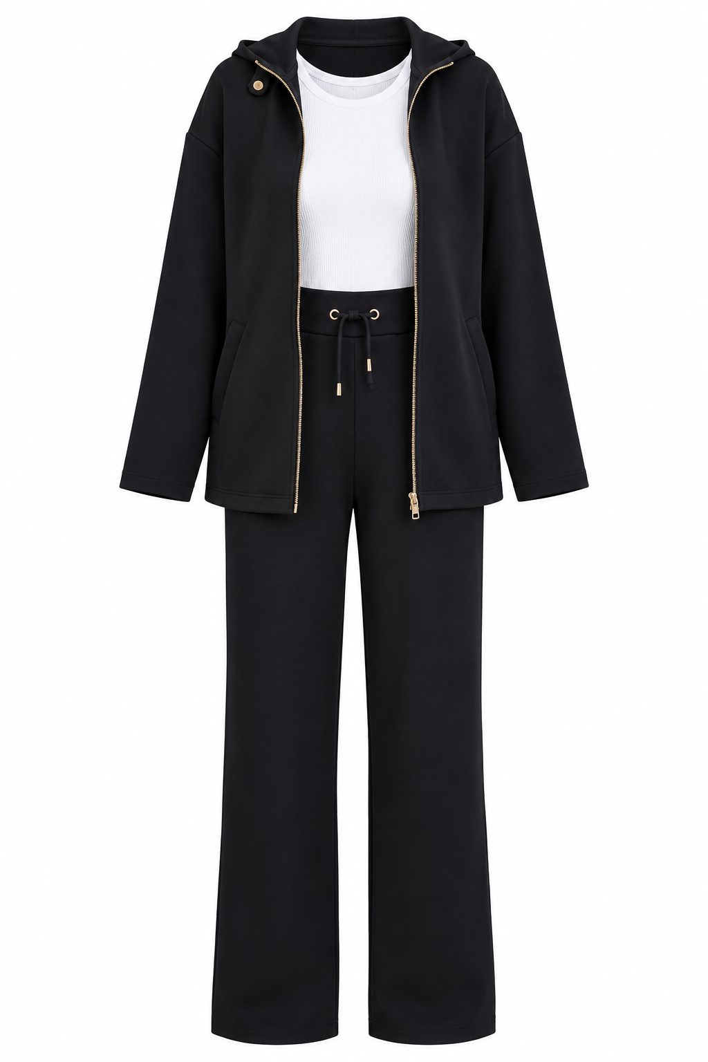 Network Oysho fabric tracksuit - navy blue