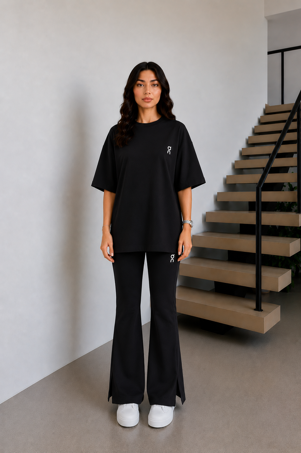 On cloud Oysho fabric tracksuit