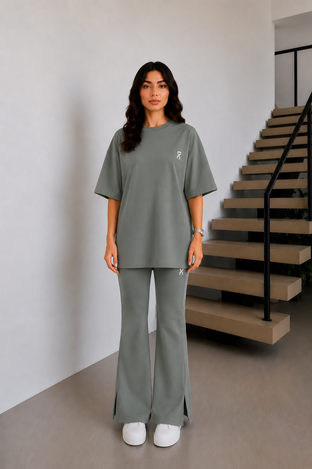 On cloud Oysho fabric tracksuit