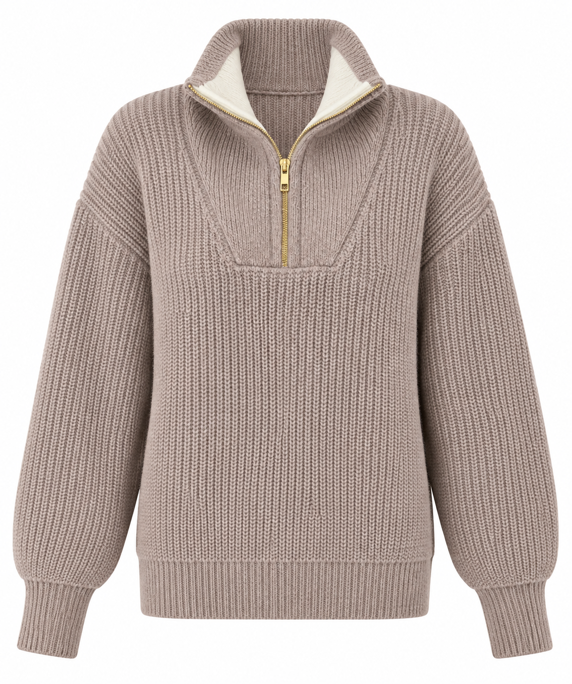 Network knitted jumper