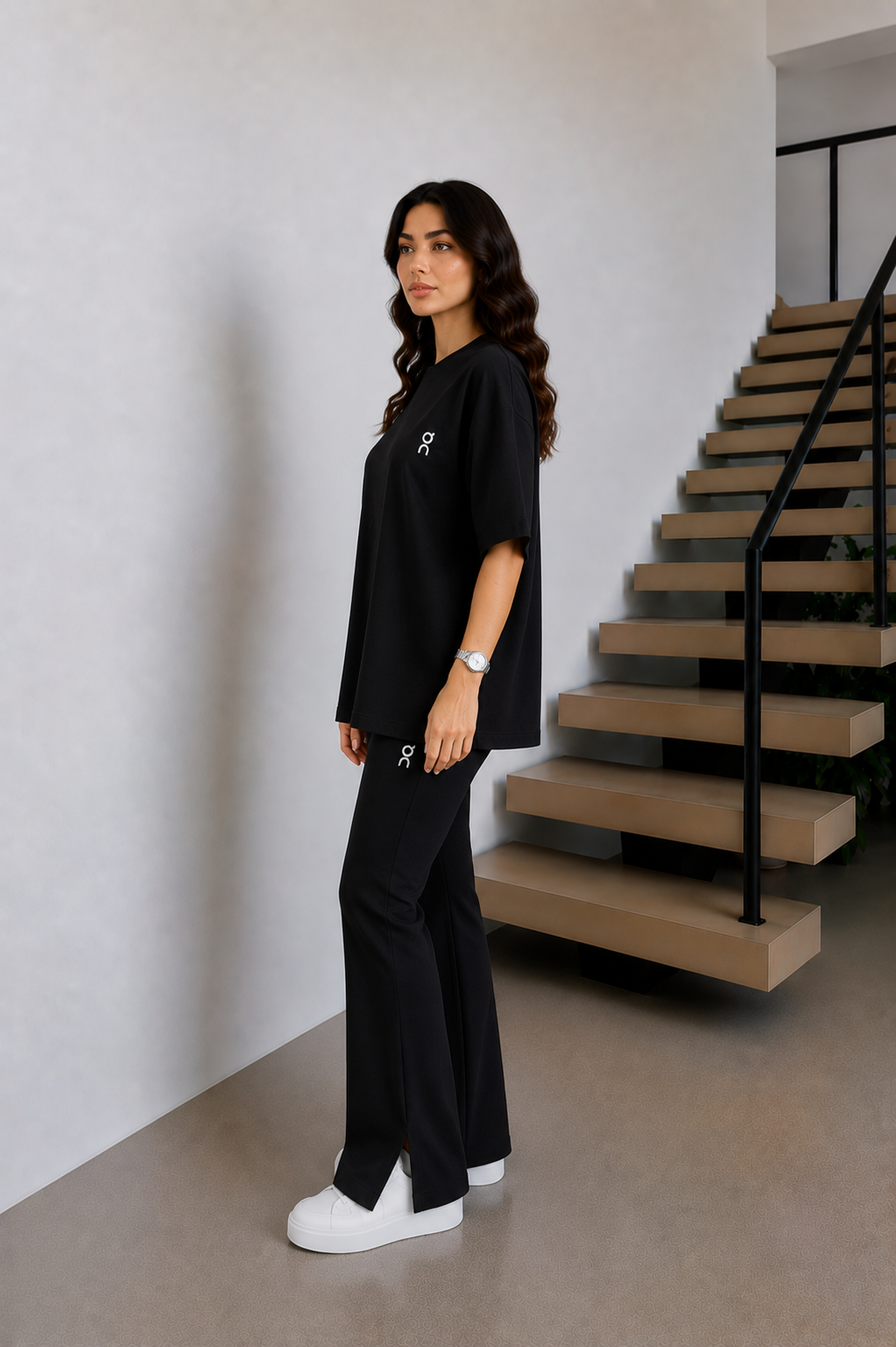 On cloud Oysho fabric tracksuit