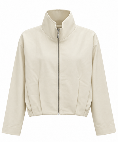 Bomber jacket- ivory